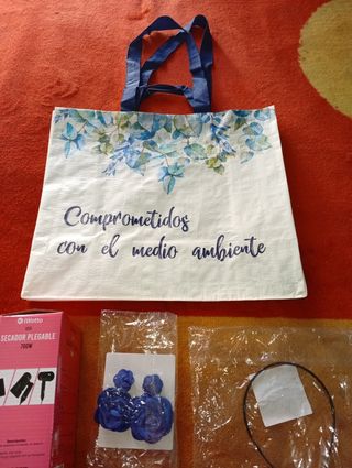 Secador, pendientes, diadema....5€ todo el lote.