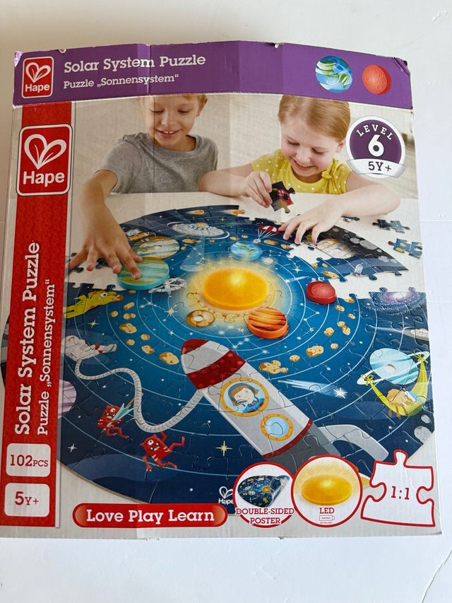 Puzzle Solar Hape 102pzas LED