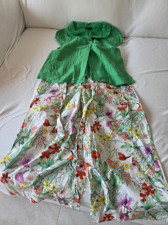 Conjunto blusa y pantalón