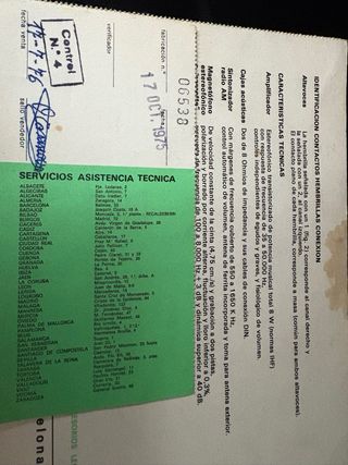 Tocadiscos Bettor Vintage