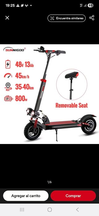 Patinete eléctrico Sunnigo - 800w