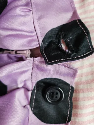 Falda traje flamenca gitana lunares morada