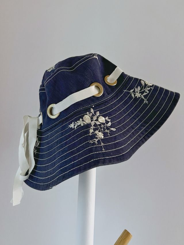 Sombrero Erdem - Azul y Blanco