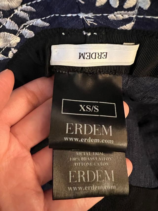 Sombrero Erdem - Azul y Blanco