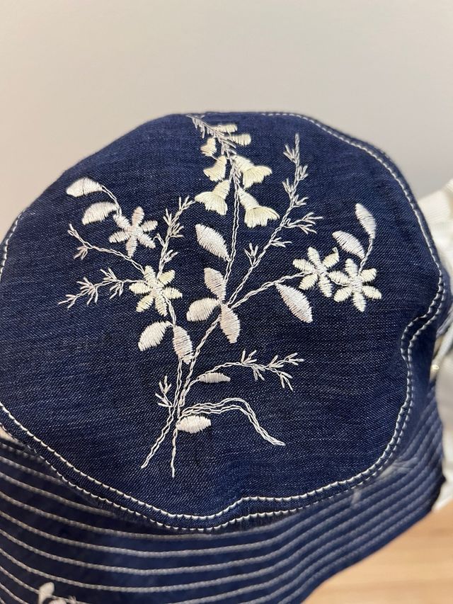 Sombrero Erdem - Azul y Blanco