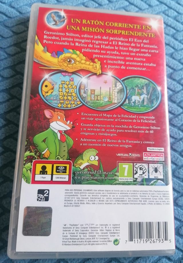PSP Geronimo Stilton: Regreso al Reino