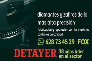 Aguja Tocadiscos Shure Fox 483 DST-W Diamante