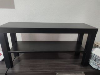 Repisa negra - 2 estantes