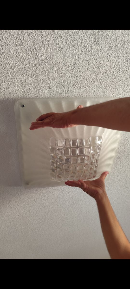 Lampara cristal roca para salón 