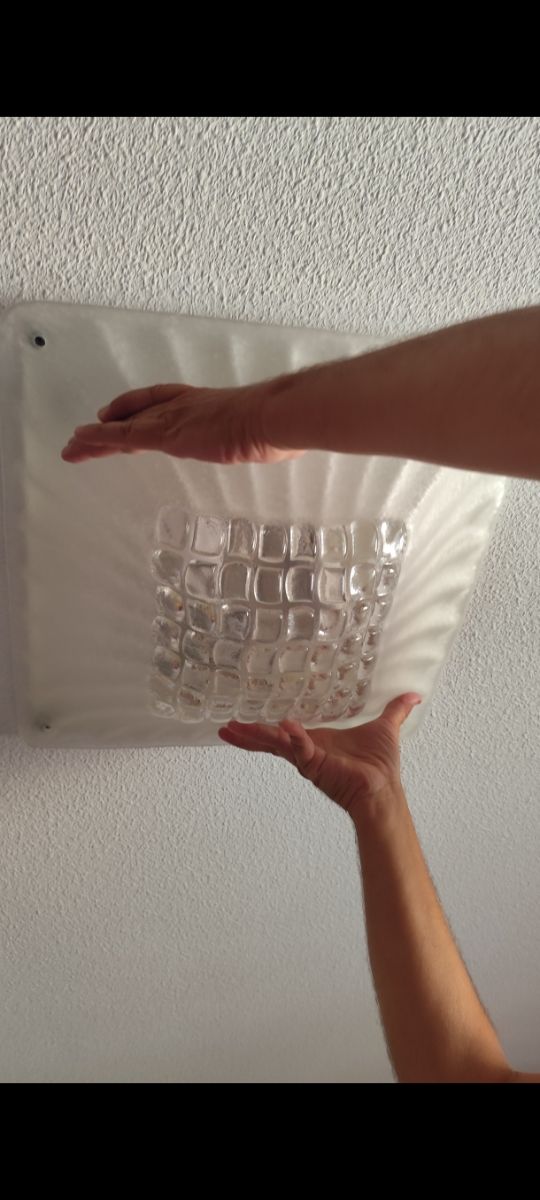 Lampara cristal roca para salón 