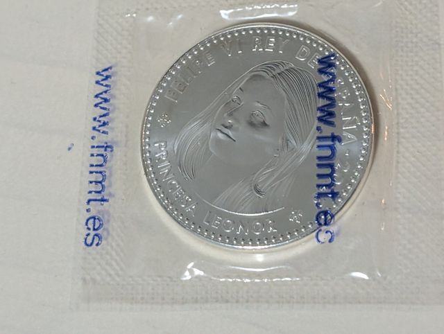 Moneda Plata Infanta Leonor