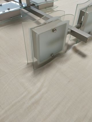 Lámpara moderna 6 luces
Lamparas apliques a juego