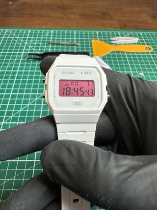 Casio F91W “Blossom” Custom Único MOD