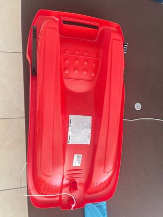 Trineo infantil nieve rojo