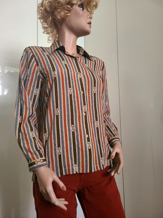 Camicia vintage seta anni '70