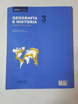 Libros geografía 3º ESO Oxford education