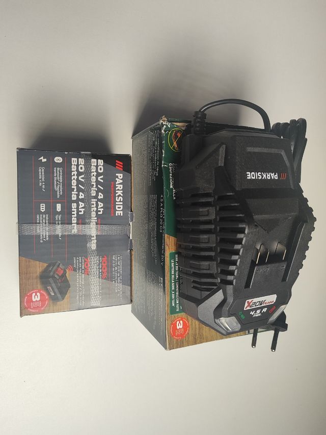 Cargador y Batería Parkside 20V 4Ah