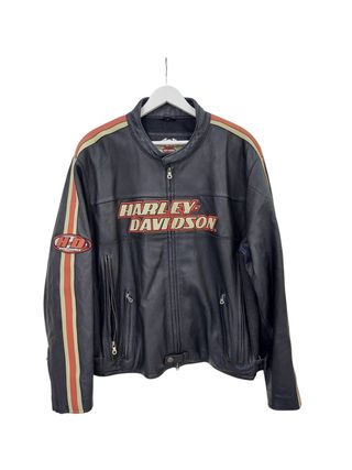 CHAQUETA DE CUERO HARLEY DAVIDSON TALLA 2XL