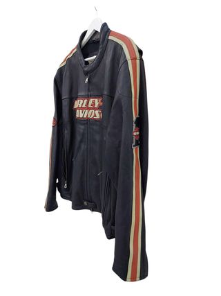 CHAQUETA DE CUERO HARLEY DAVIDSON TALLA 2XL