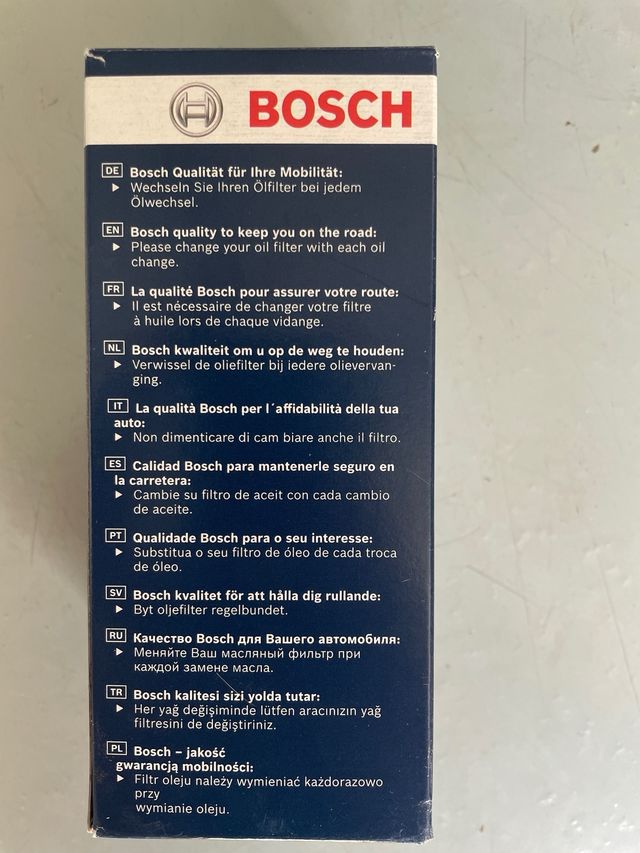 Filtro aceite Bosch P9619 - Audi A4 1.9