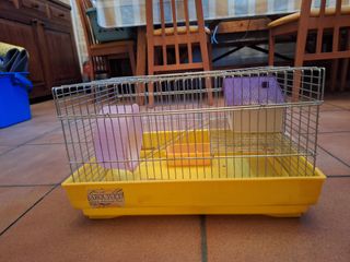 Jaula hamster con accesorios