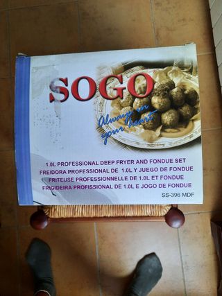 Freidora SOGO 1L + Fondue