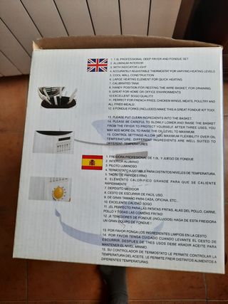 Freidora SOGO 1L + Fondue