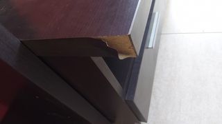 Mueble TV salón - marrón oscuro, wengué