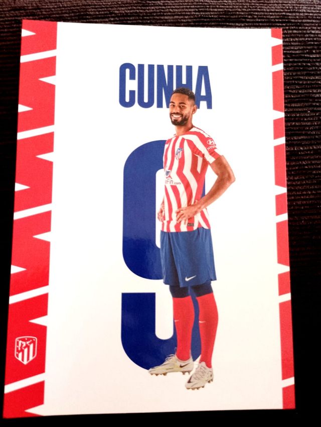 8 Tarjetas Jugadores Atlético Madrid