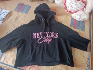 Sudadera Cropped H&M | Talla M