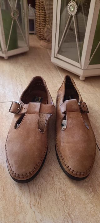 Zapatos marrones mujer - Talla 38