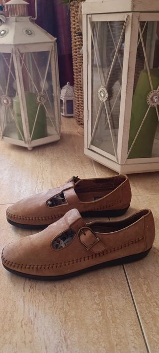 Zapatos marrones mujer - Talla 38