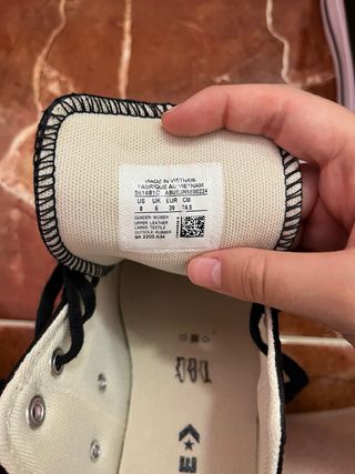 Converse bajas negras