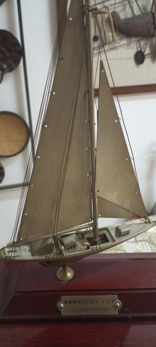 Maqueta velero América's Cup 1930