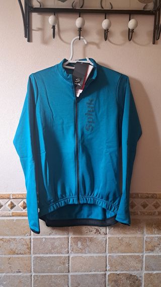 Maillot ciclismo Spiuk turquesa mujer