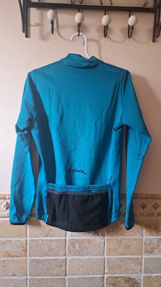 Maillot ciclismo Spiuk turquesa mujer