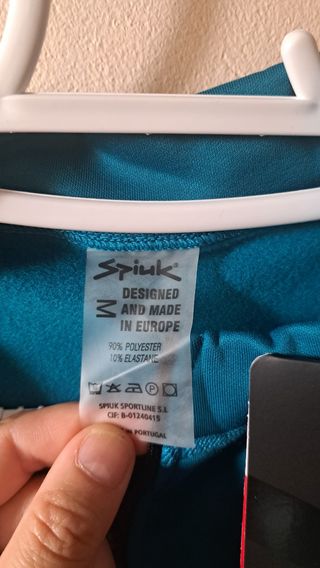 Maillot ciclismo Spiuk turquesa mujer