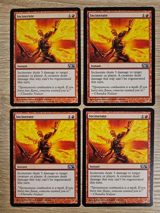 4x Incinerar (Magic)