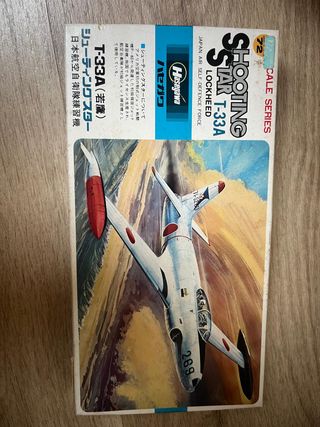 Maqueta de avion Lockheed T-33A 1/72