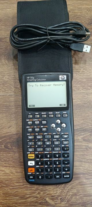 Calculadora gráfica HP 50g + accesorios 