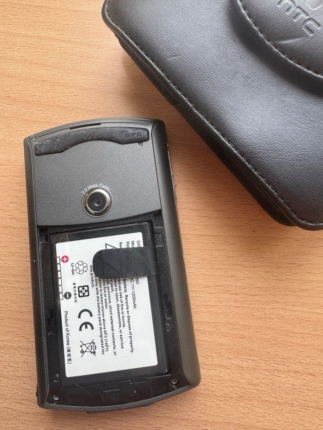 HTC PDA con funda - Teléfono móvil