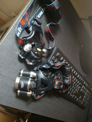 2 Linternas frontales Boruit nuevas