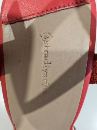 Sandalias tacón madera