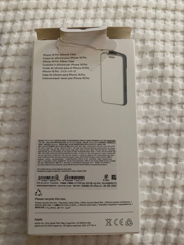 Custodia silicone Apple iPhone 16 Pro MagSafe