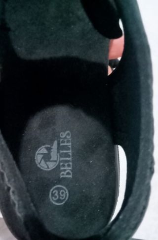 Sandalias Belles mujer negras nº39