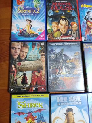 Pack Cine infantil y familiar DVD 