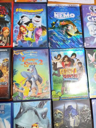 Pack Cine infantil y familiar DVD 