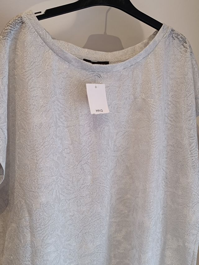 Camiseta Mango beige - Talla L