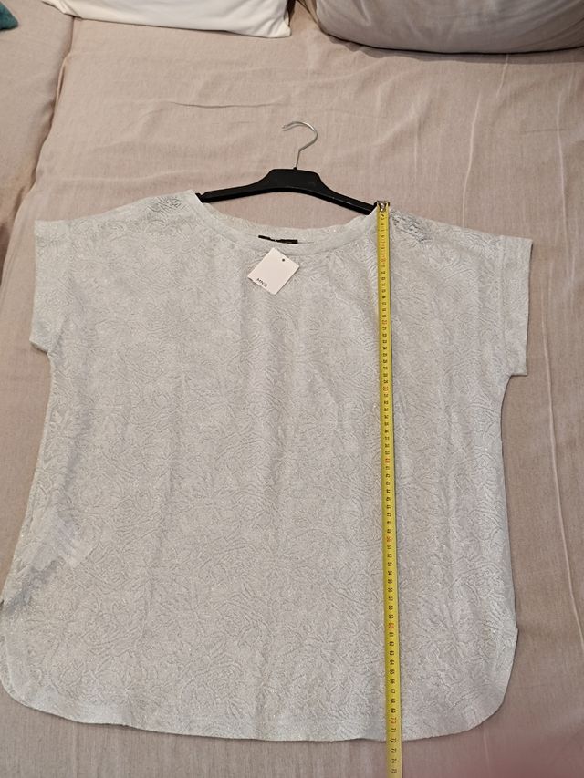 Camiseta Mango beige - Talla L