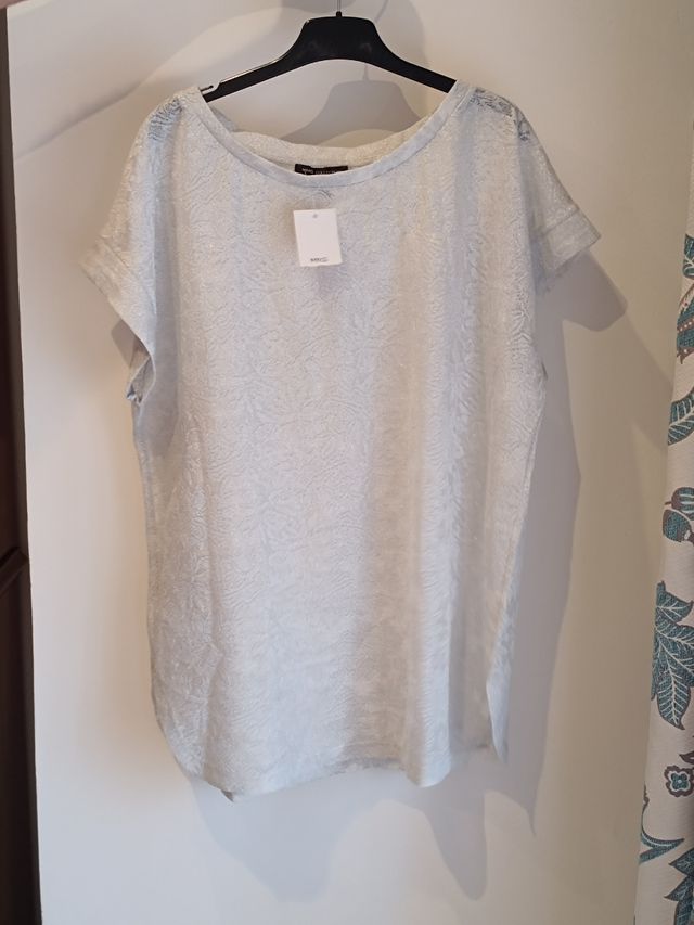 Camiseta Mango beige - Talla L
